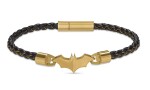 Police Pánsky kožený náramok Batman Batarang PEAGB0034702