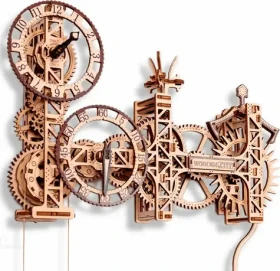 Wooden City 3D puzzle Steampunk nástenné hodiny 269 dielikov
