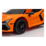 Mamido Detské elektrické autíčko Lamborghini Revuelto oranžové
