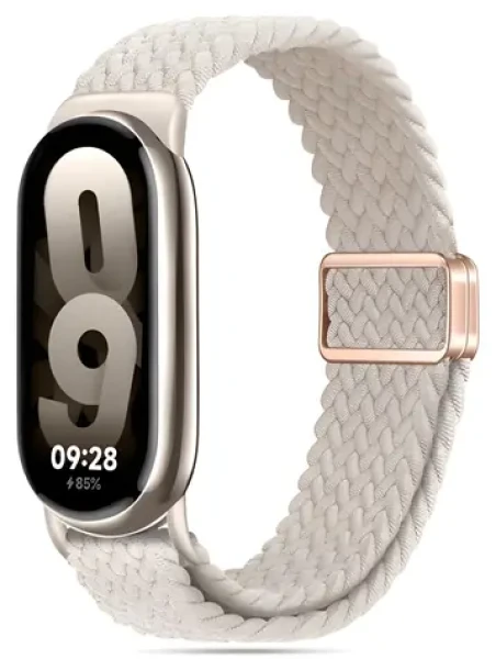 Tech-Protect NylonMag Strap béžová / Remienok / nylonový / XIAOMI SMART Band 8, 8 NFC, 9, 9 NFC