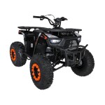 Mamido Detská benzínová štvorkolka RamiGO MONSTER 200CC čierno-oranžová