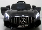 Mamido Elektrické autíčko Mercedes GTR-S čierne s mäkkými kolesami EVA a pohodlným sedačkom s licenciou
