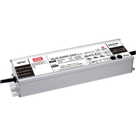 MEAN WELL LED driver konštantné napätie, konštantný prúd 240 W 2.5 - 5 A 44.8 - 51.2 V/DC stmievací funkcie 3v1, outdoorový, stmievateľný, nastaviteľný,; HLG-240H-48AB