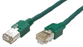 Datwyler STP patchkábel zelený / Patch kábel / Cat5e / CU 5502 / TM11 / 1,5 m (K8706.1,5)