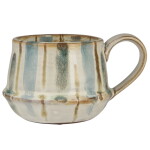 Ib Laursen Keramický hrnček Kalmar Dusty Blue Stripes 200 ml