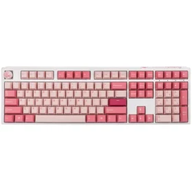 Ducky One 3 Cherry MX-Black-Clear-Top ružová / herná klávesnica / mechanická / drôtová USB-C / US (DKON2108-HUSPDGOWWPC2)