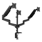Huanuo HNTS3B-UK / Držiak na 3 monitory / 17-32" / VESA 75x75 a 100x100 / nosnosť 7,98 kg/monitor (HNTS3B-UK)