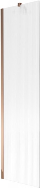 MEXEN/S - Next vaňová zástena FIX 50 x 150, prúžky, ružové zlato 895-050-000-00-09-60