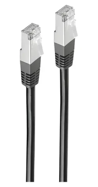 Shiverpeaks čierna / Patch kábel / Cat6 / S/FTP / LSZH / 10 m (BS75720-HS)