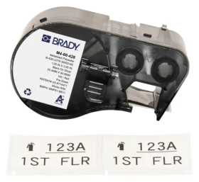 BRADY Metalizované polyesterové štítky 25,4x50,8mm biele / Štítky do tlačiarne / Polyester / 140 ks (M4-60-428)