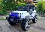 Mamido Elektrické autíčko Jeep Raptor 4x4 biele