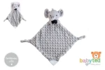 BABYTED Plyšový zaspávač slon s hryzátkom a hrkálkou