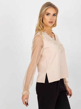 Dámska blúzka LK BZ 506666 1.66P Beige - FPrise 40 béžová