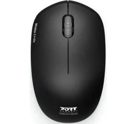 PORT CONNECT Wireless COLLECTION čierna / bezdrôtová myš / USB-A 2.4GHz dongle / 1600 DPI / 1x AA (900540-PC)