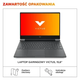HP Victus 15-fb3231nw strieborná / Notebook / 15.6" FHD 144Hz / AMD RYZEN 7 7445HS / 16GB / 512GB SSD / RTX 4050 6GB (C2EX9EA)