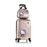 Detský kufrík Heys Kids Hello Kitty Metallic - súprava 2 ks