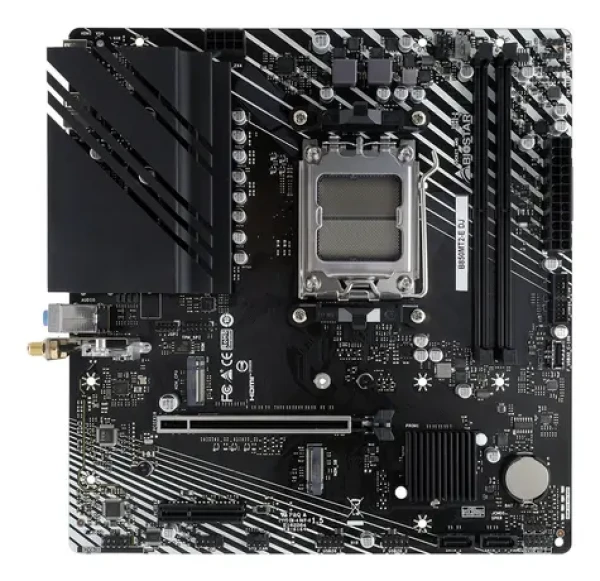 Biostar B850MT2-E DJ / Základná doska / AMD B850 / DDR5 / Wi-Fi 7 / 2,5 GLAN / Socket AM5 / mATX (B850MT2-E DJ)