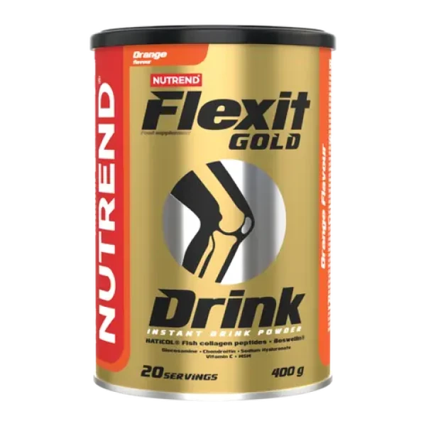 Kĺbová výživa Flexit Gold Drink - Nutrend (pomaranč, 400 g) (42655-2-400g-orange)