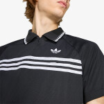 Tričko adidas Chest Stripes Slim Polo Black XXL