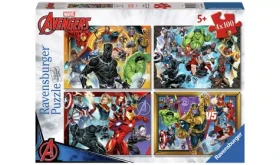 Ravensburger Avengers: Superhrdinovia - 4x100 dielikov