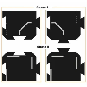 TODDLEROAD 2034 - KRIŽOVATKY - flexibilné cesty - 2 silikónové puzzle diely
