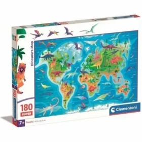 Clementoni PUZZLE Dinosauria mapa