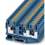 Feed-through terminal block PT 10-TWIN BU 3208747 Phoenix Contact; 3208747