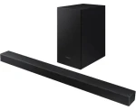 Samsung HW-T420 čierna / 2.1 kanálový soundbar / 150 W / Bluetooth / USB / optický vstup (8806090290992)