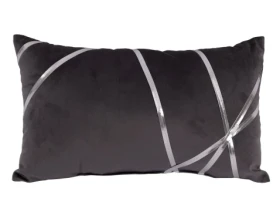 Dekoračný vankúš Vanessa 30x50 cm, antracitový%