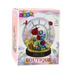 Mamido Stavebnica Kvetinová kompozícia s lienkami v kupole 596 dielikov