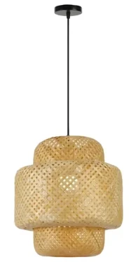 Immax BOHO HILO bambus / Závesné svietidlo / D38 cm / E27 (08267L)