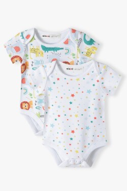 Body pre dojčatá 2pack, Minoti, savanah 4, Unisex - 50/56 | NB