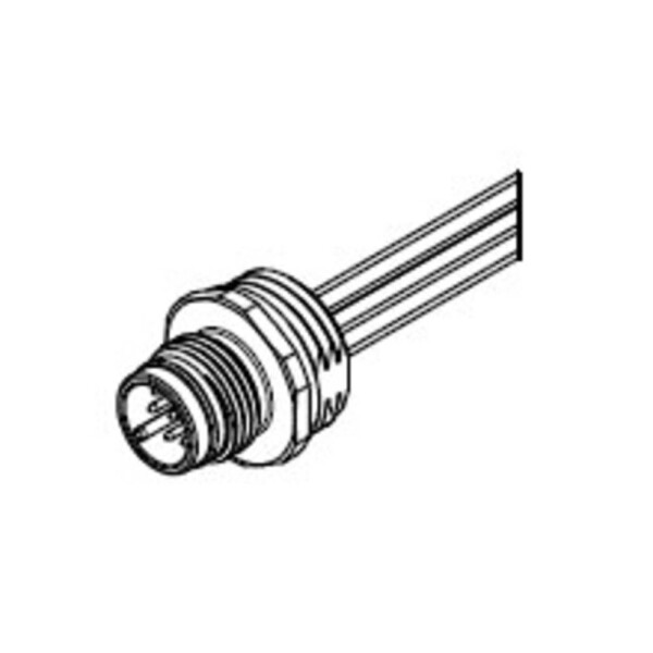 Molex upravený zástrčkový konektor pre senzory - aktory, 1200845096, 1 ks; 1200845096