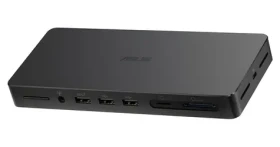 Asus DC500 čierna / Dokovacia stanica / Thunderbolt 4 / 3x monitor / 96W PD / 2,5G LAN / čítačka kariet (90XB08DN-BDS010)