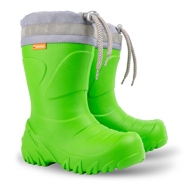 Demar Detské gumáky zateplené MAMMUT S 0300 J zelené 36-37 0301J_36-37