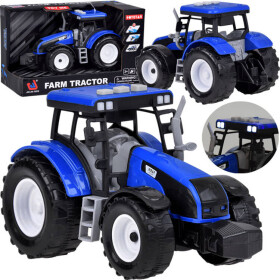 Mamido Modrý elektrický traktor pre malého farmára + zvuky a svetlá ZA5224