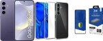 Samsung Galaxy S24 5G 8/128GB Fialový (SM-S921BZVDEUE) + FlexibleGlass + Etui Clear Case