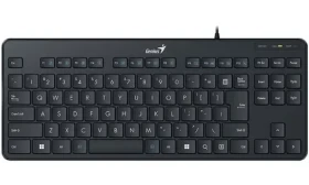 GENIUS LuxeMate 110 čierna / Drôtová klávesnica / USB / CZ+SK layout (31300012402)