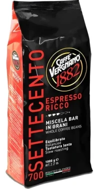 Caffe Vergnano 700 Settecento Espresso Ricco 1 kg / Zrnková káva (8001800000537)