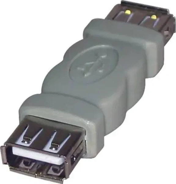 Logo 68041 sivá / Adaptér / USB-A (F) / USB-A (F) (68041)