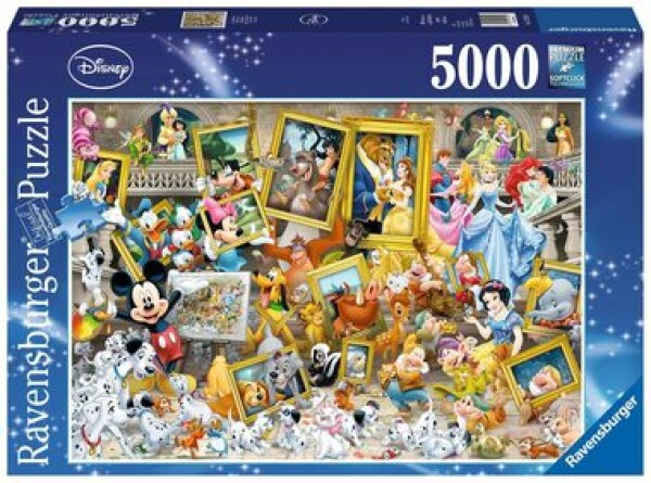 Ravensburger Disney: Portréty postavičiek /5000 dielikov/ od 12 rokov