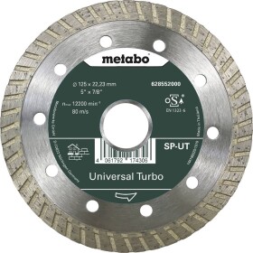 Metabo 628552000 diamantový rezný kotúč Priemer 125 mm Ø otvoru 22.23 mm betón 1 ks; 628552000
