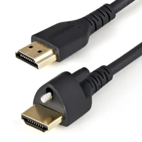 StarTech čierna / HDMI kábel / so zaisťovacou skrutkou / 1 m / 60 Hz (HDMM1MLS)
