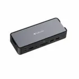 Verbatim CDS-15 USB-C Pro Docking Station / 15 portov / USB-A / USB-C / HDMI / DP / Audio / SD-microSD / RJ45 (32171)