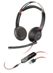 Poly Blackwire C5220 čierna / Náhlavná súprava / mikrofón / dve slúchadlá / 3.5mm jack / USB-A (80R97AA)