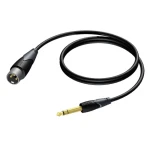 Procab CLA724/1.5 XLR(M) - Jack 6,3 mm(M) / Audio kábel / Stereo / 1,5 m (1KPCL068)
