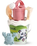 Androni RECYKLÁCIA PASTEL Sada na piesok les s kanvičkou - stredná