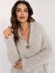 Dámsky sveter TW SW BI 25002.88P Light grey - FPrice one size světle šedá