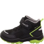 Chlapčenské celoročné topánky JUPITER Black/Light Green GTX Superfit 1-000053-0000 - 40