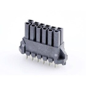 Molex vstavaná pinová lišta (štandardná) Počet pólov 12 447691201 1 ks Tray; 447691201